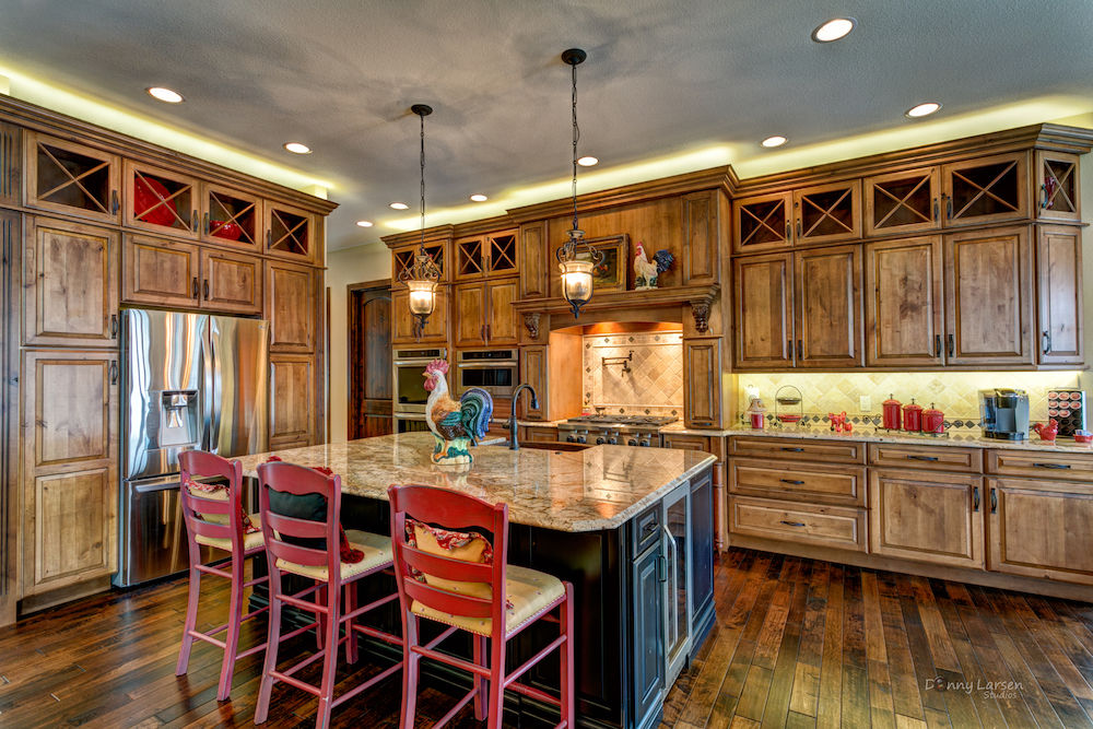 Custom Kitchen At Whitington Home, Built By Glascock Construction